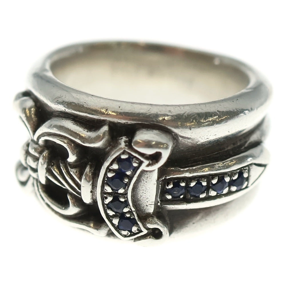 CHROME HEARTS(クロムハーツ) DAGGER P/SAF ダガー PAVE/パヴェサファイア リング シルバー