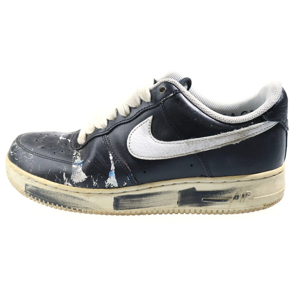 NIKE(ナイキ) ×PEACEMINUSONE AIR FORCE 1 LOW PARA NOISE ピースマイナスワン エアフォース1 パラノイズ ローカットスニーカー ブラック US9.5/27.5cm AQ3692-001