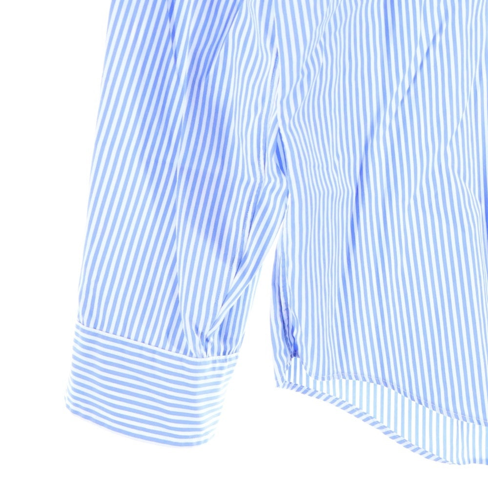 POLO RALPH LAUREN(ポロラルフローレン) CLASSIC FIT クラシックフィット ストライプ ボタンダウン長袖シャツ ホワイト/ブルー