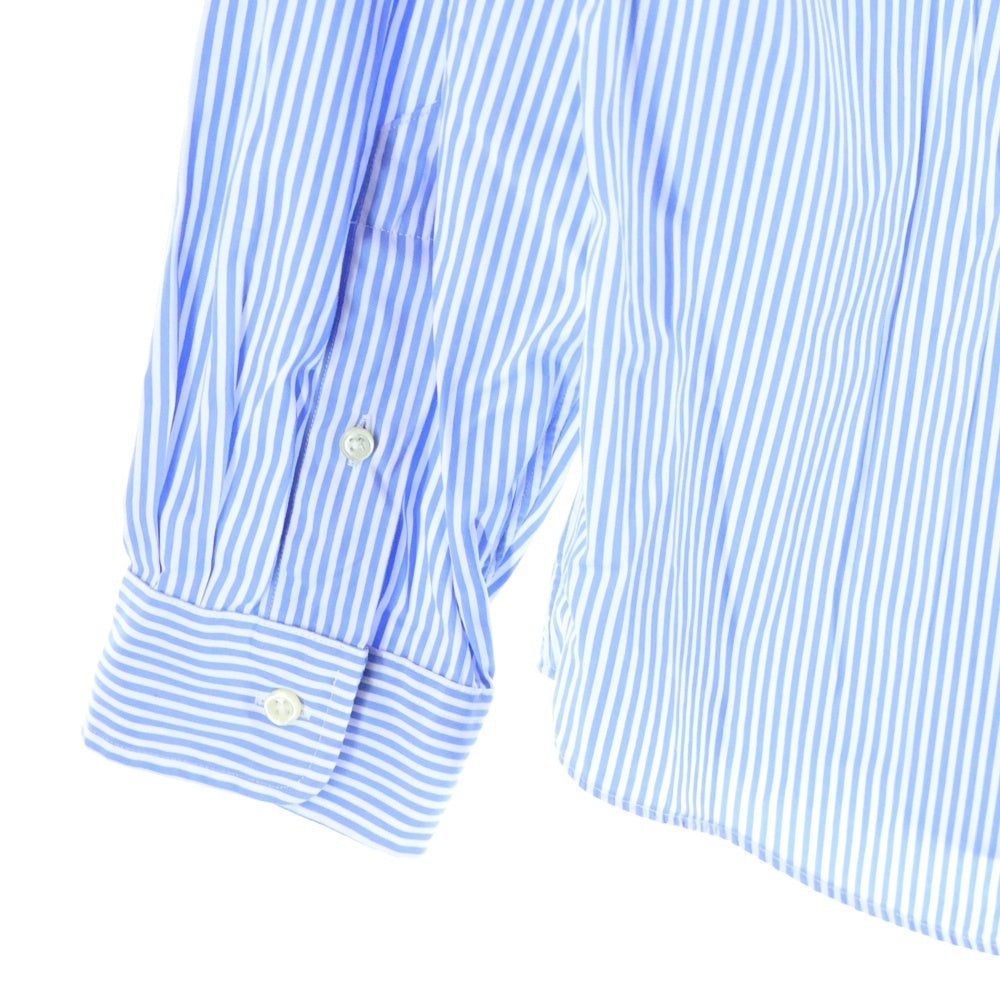 POLO RALPH LAUREN(ポロラルフローレン) CLASSIC FIT クラシックフィット ストライプ ボタンダウン長袖シャツ ホワイト/ブルー