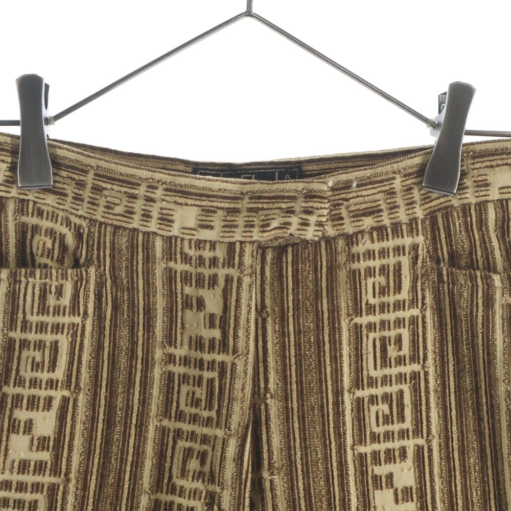 FENDI(フェンディ) ズッカ柄 コーデュロイパンツ ベージュ