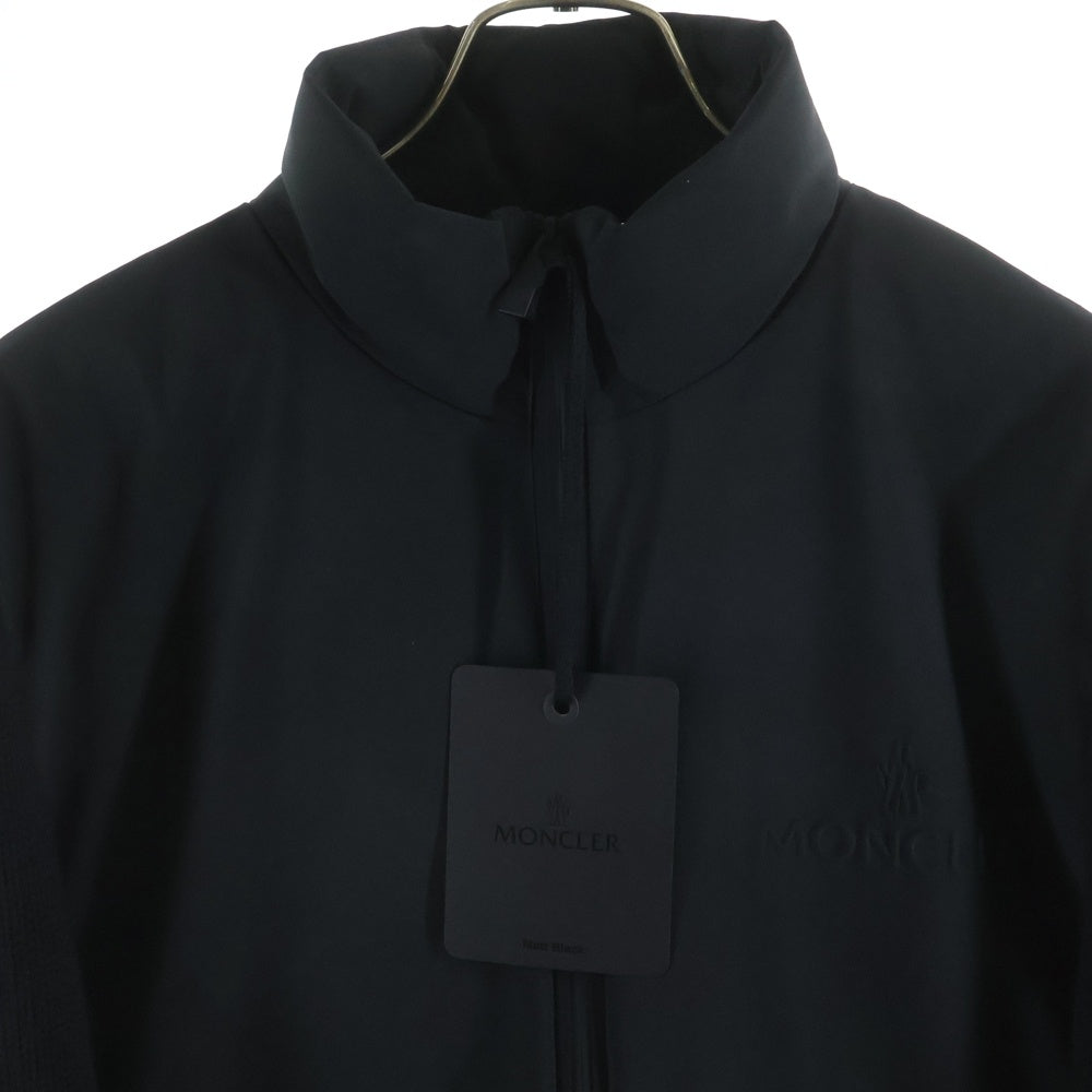 MONCLER(モンクレール) 24AW CARDIGAN TRICOT カーディガン トリコット ジップアップ ポリエステル ニット切り替え ジャケット ブラック J20919B00030 M1282