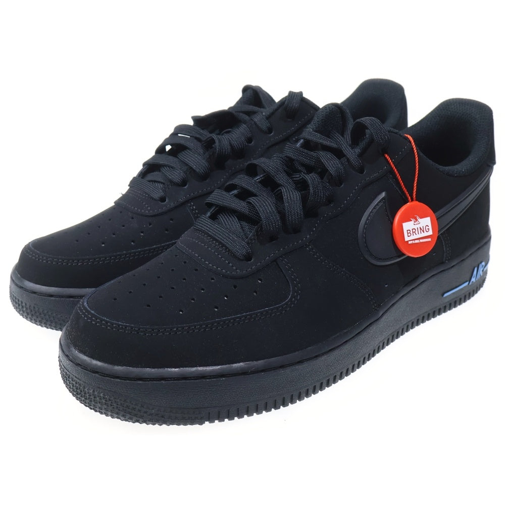 NIKE(ナイキ) AIR FORCE 1 LOW Black University Blue エアフォース 1 ローカットスニーカー ブラック/ブルー US9.5/27.5cm HV6223-001