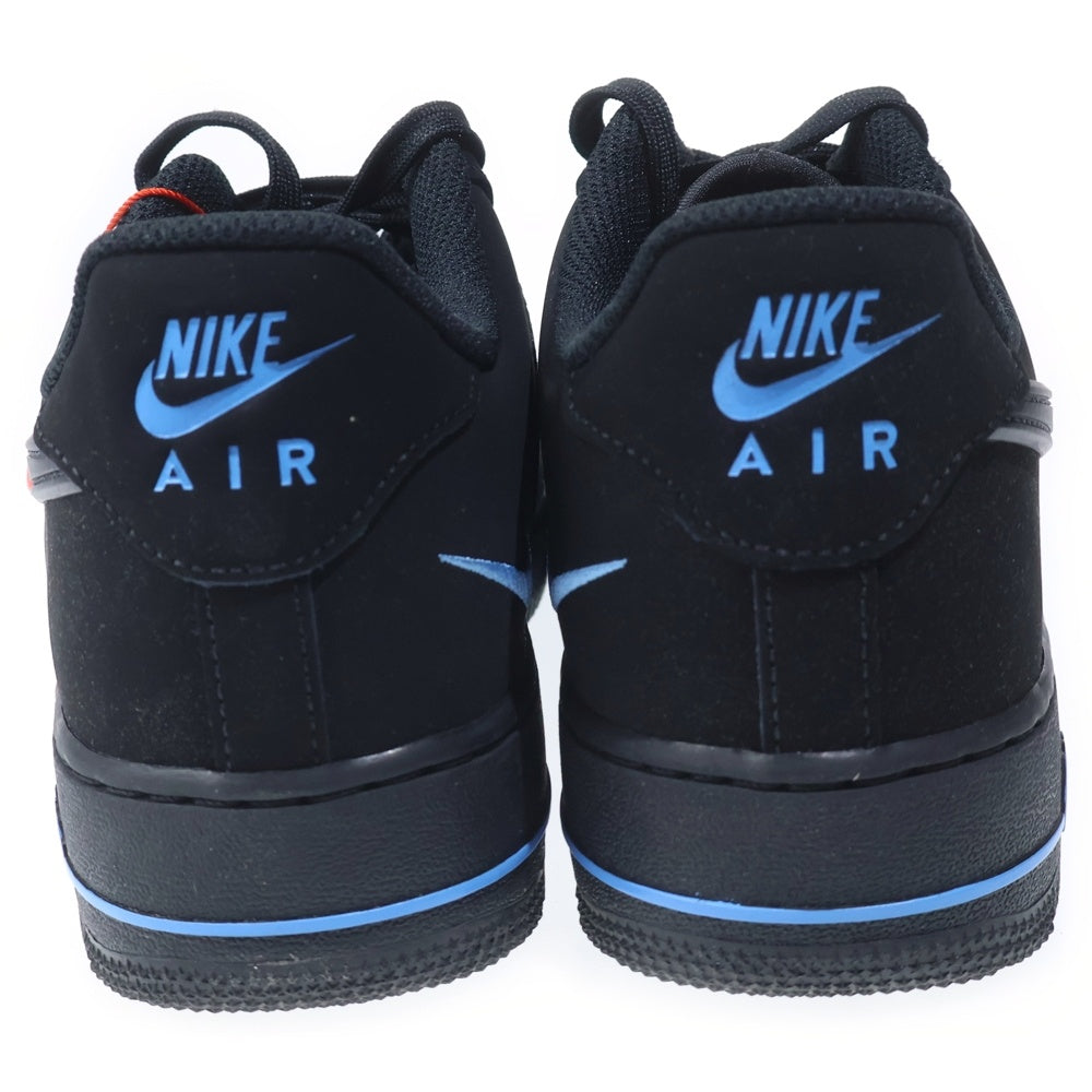 NIKE(ナイキ) AIR FORCE 1 LOW Black University Blue エアフォース 1 ローカットスニーカー ブラック/ブルー US9.5/27.5cm HV6223-001