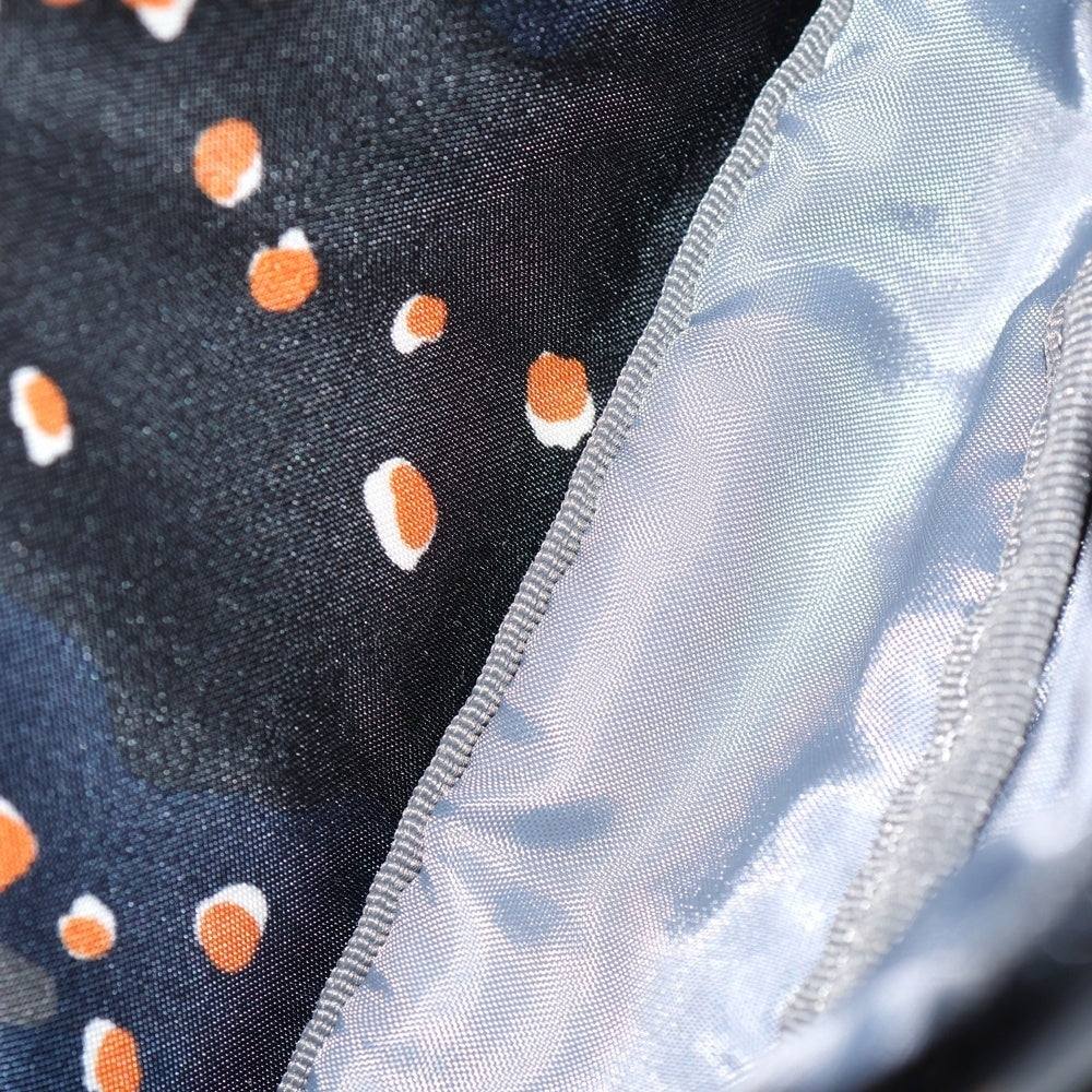 PORTER(ポーター) PS CHIP CAMO WAIST BAG AMO WAIST BAG PSチップカモ ナイロンウェストバッグ ブラック/オレンジ 384-08808