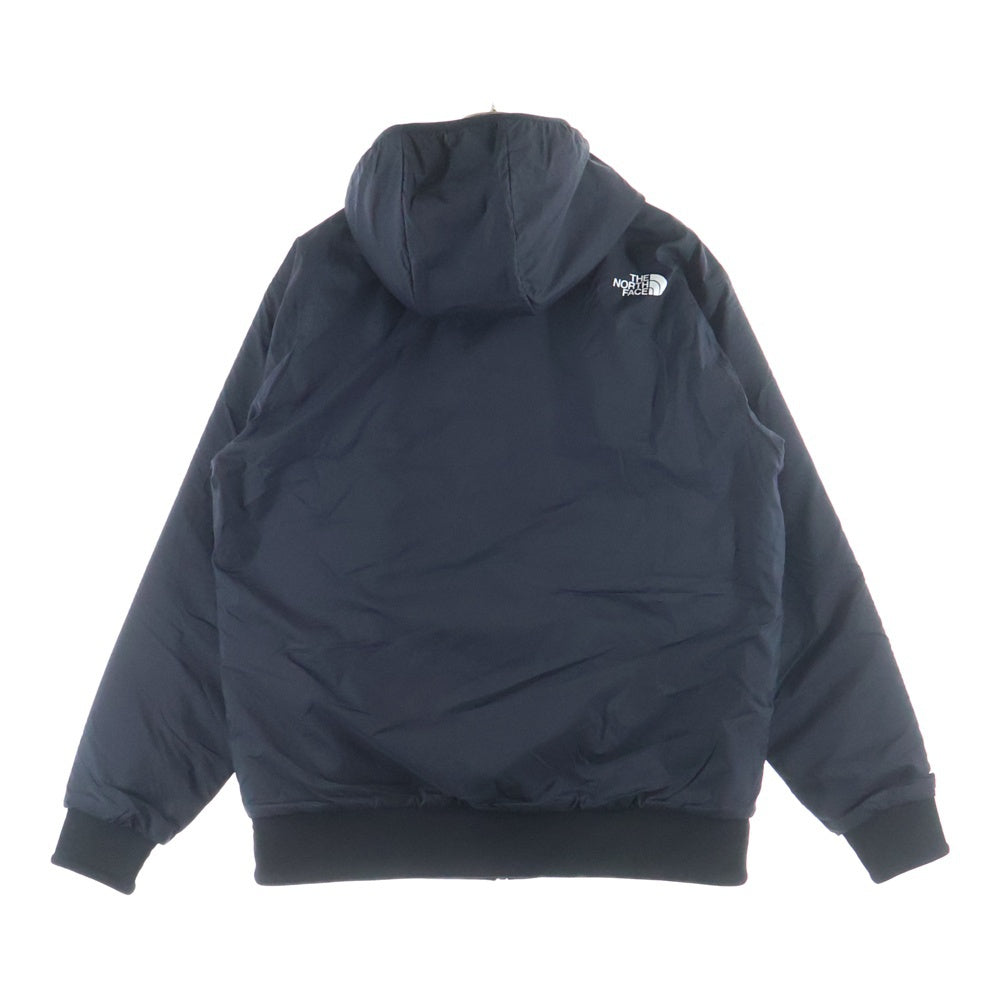 THE NORTH FACE(ザノースフェイス) REVERSIBLE TECH AIR HOODIE ロゴプリント リバーシブル テック エア フーデッドナイロンジャケット ネイビー NT62289