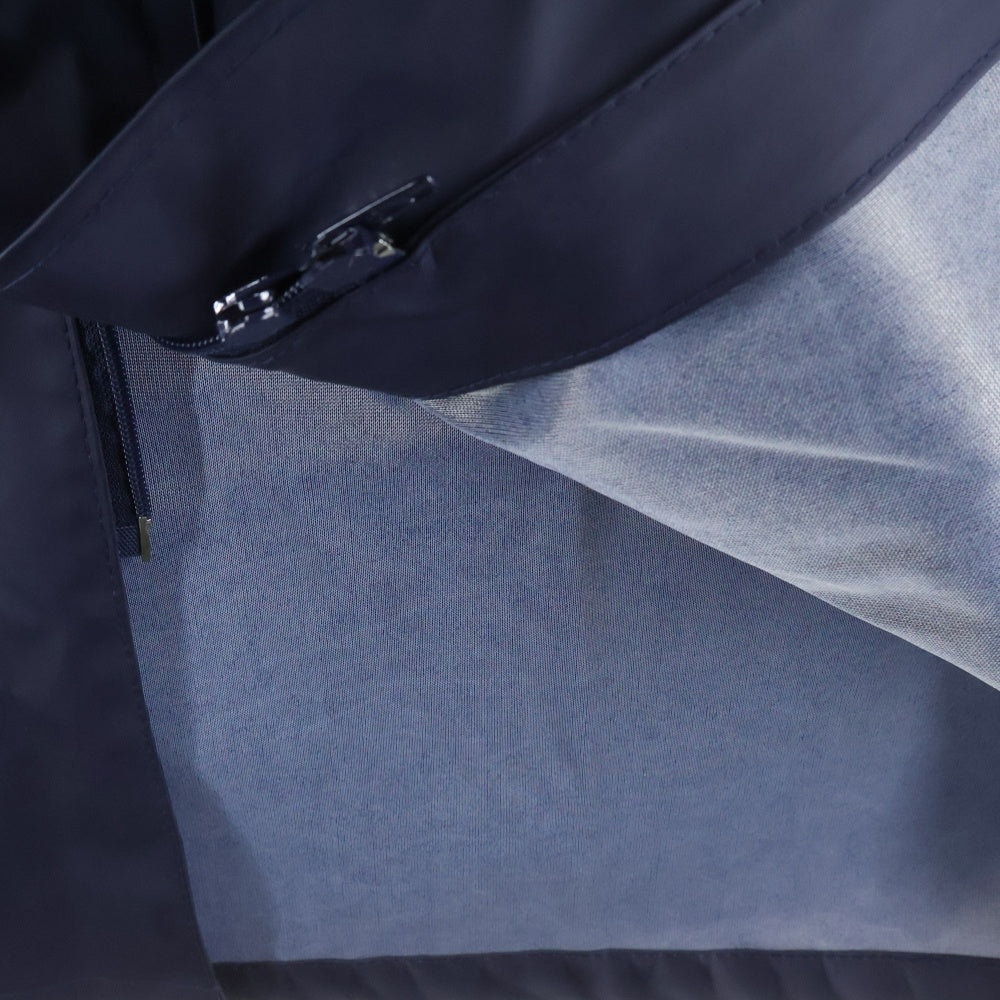 VETEMENTS(ヴェトモン) 17AW OVERSIZED HOODED RAINCOAT オーバーサイズ ロゴプリント フーデッドレインコート ネイビー WAH18JA24