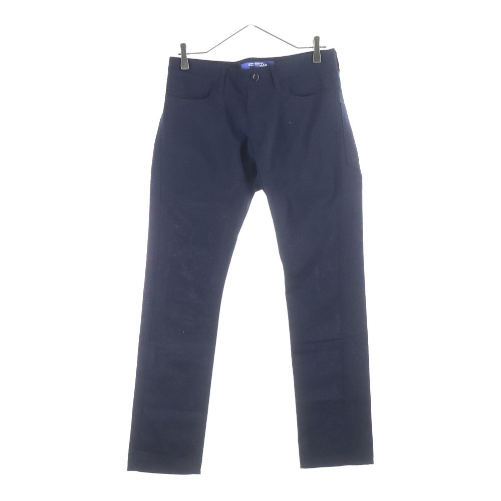 JUNYA WATANABE COMME des GARCONS(ジュンヤワタナベ コムデギャルソン) 15SS AD2014 シンチバック付 ウールスラックスパンツ ネイビー WO-P046