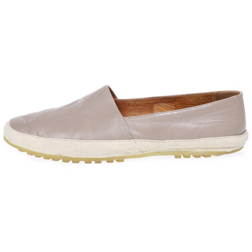 Maison Margiela(メゾンマルジェラ) レザー グリッタースリッポン ローカットシューズ グレー