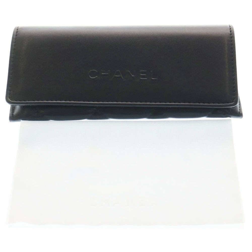 CHANEL(シャネル) ココマーク サイドロゴ キャットアイフレーム サングラス ブラック/ゴールド 5459-A レディース