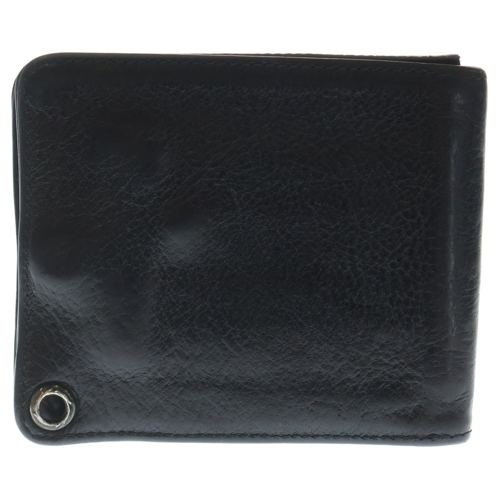 CHROME HEARTS(クロムハーツ) 1SNAP 1スナップ クロス ボールボタン レザーウォレット 財布 ブラック BCA361