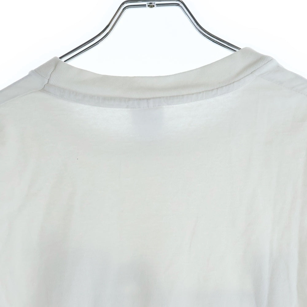 VINTAGE(ヴィンテージ) 90S VINTAGE MAXELL マクセル フロントロゴデザイン クルーネック カットソー 半袖Tシャツ ホワイト