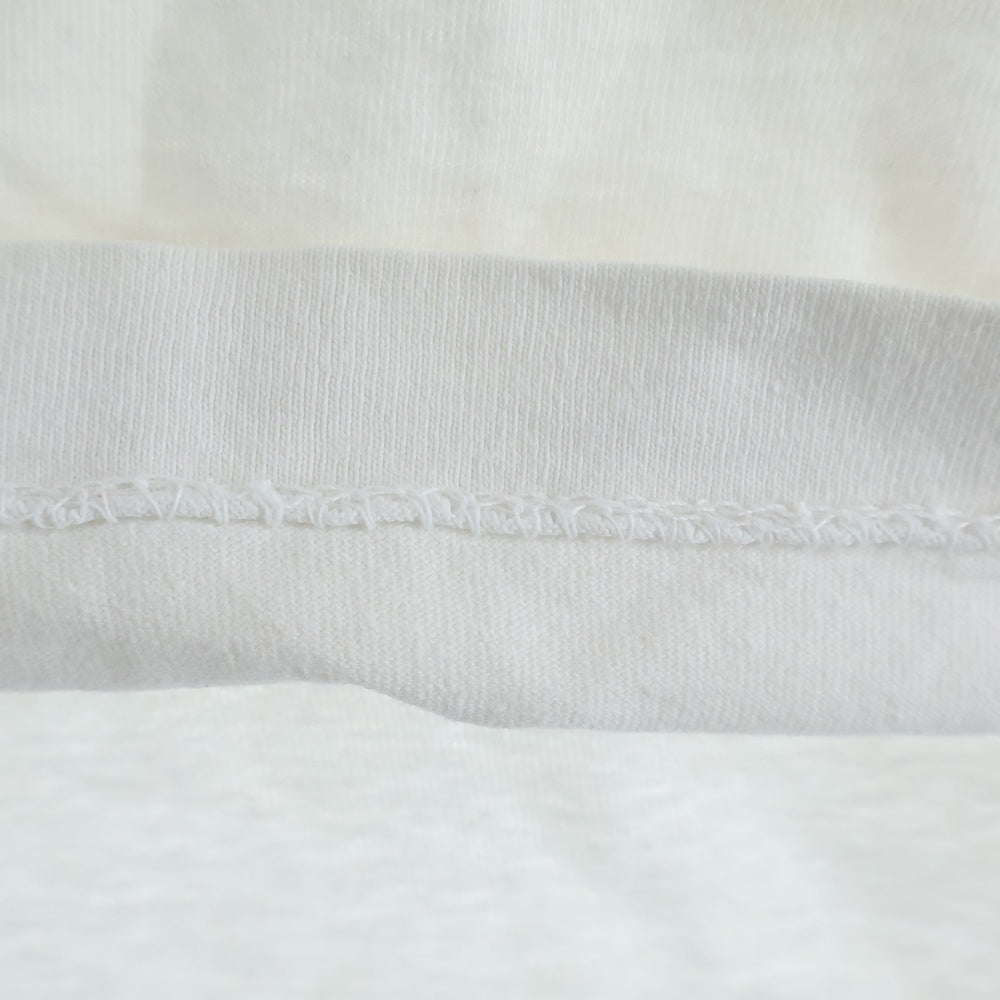 VINTAGE(ヴィンテージ) 90S VINTAGE MAXELL マクセル フロントロゴデザイン クルーネック カットソー 半袖Tシャツ ホワイト