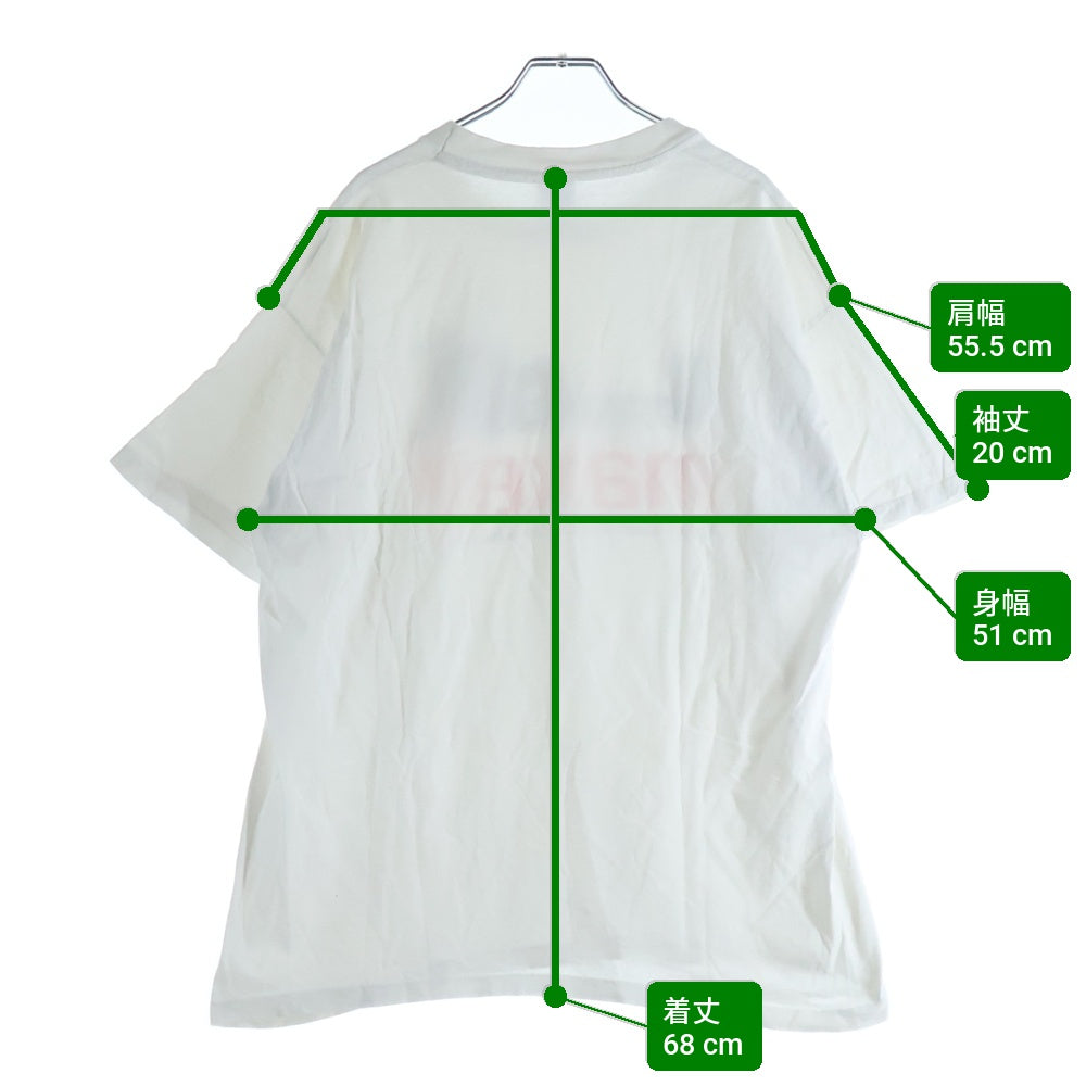 VINTAGE(ヴィンテージ) 90S VINTAGE MAXELL マクセル フロントロゴデザイン クルーネック カットソー 半袖Tシャツ ホワイト