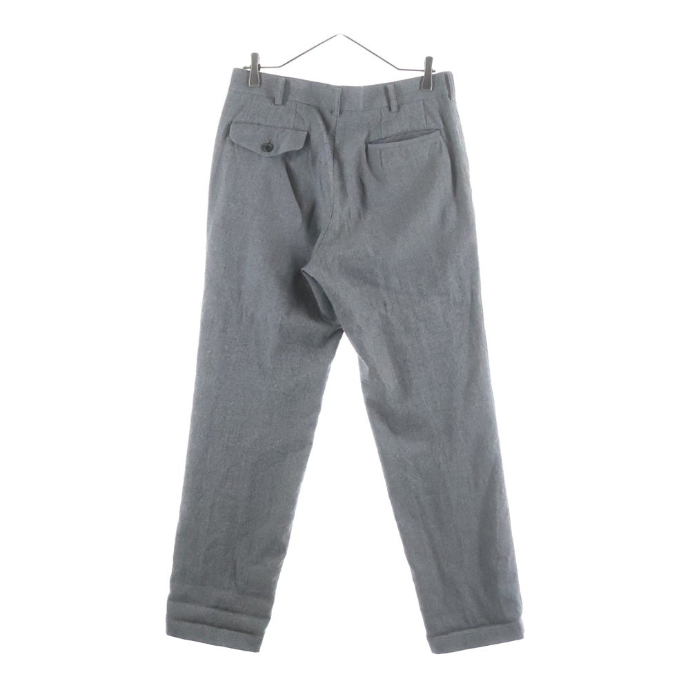 COMME des GARCONS HOMME(コムデギャルソンオム) 13AW ヘリンボーン ウール スラックスパンツ グレー HL-P013 AD2013