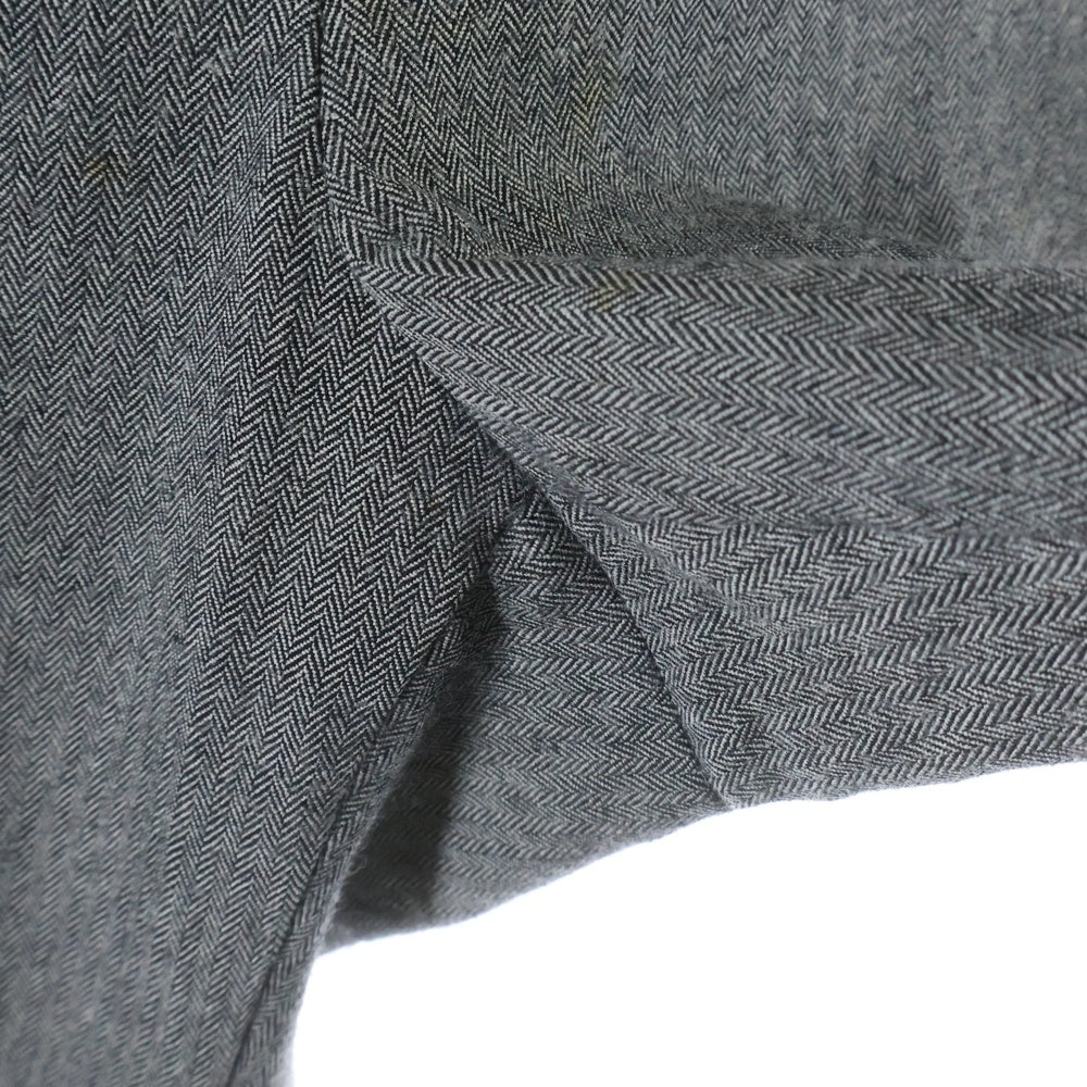 COMME des GARCONS HOMME(コムデギャルソンオム) 13AW ヘリンボーン ウール スラックスパンツ グレー HL-P013 AD2013