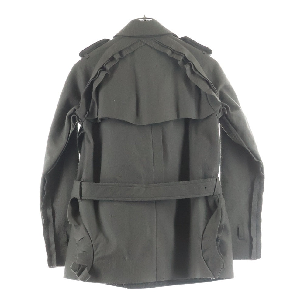 UNDERCOVER(アンダーカバー) 05AW ARTS&CRAFTS期 フェルト トレンチコート カーキ 5A40-C14