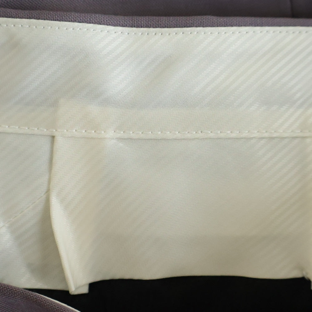 WACKO MARIA(ワコマリア) 22SS ×DORMEUIL PLEATED TROUSERS TYPE-2 ドーメル プリーツドトラウザーズ スラックスパンツ パープル 22SS-WMP-TR19