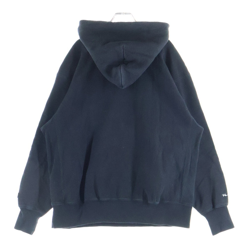 DESCENDANT(ディセンダント) 24AW TEAM HOODY フロントロゴプリント プルオーバーフーディー パーカー ブラック