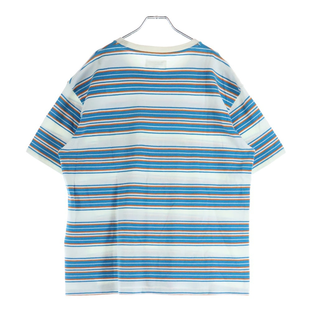 WACKO MARIA(ワコマリア) 鹿の子 クルーネック 半袖ポケットTシャツ カットソー マルチカラー