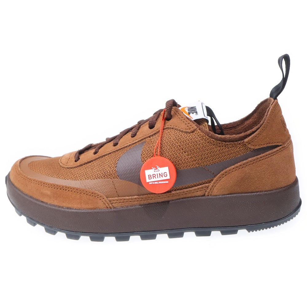 NIKE(ナイキ) ×TOM SACHS WMNS GENERAL PURPOSE SHOE トムサックス ウィメンズ ジェネラルパーパスシュー ローカットスニーカー ブラウン U10/27cm DA6672-201 レディース