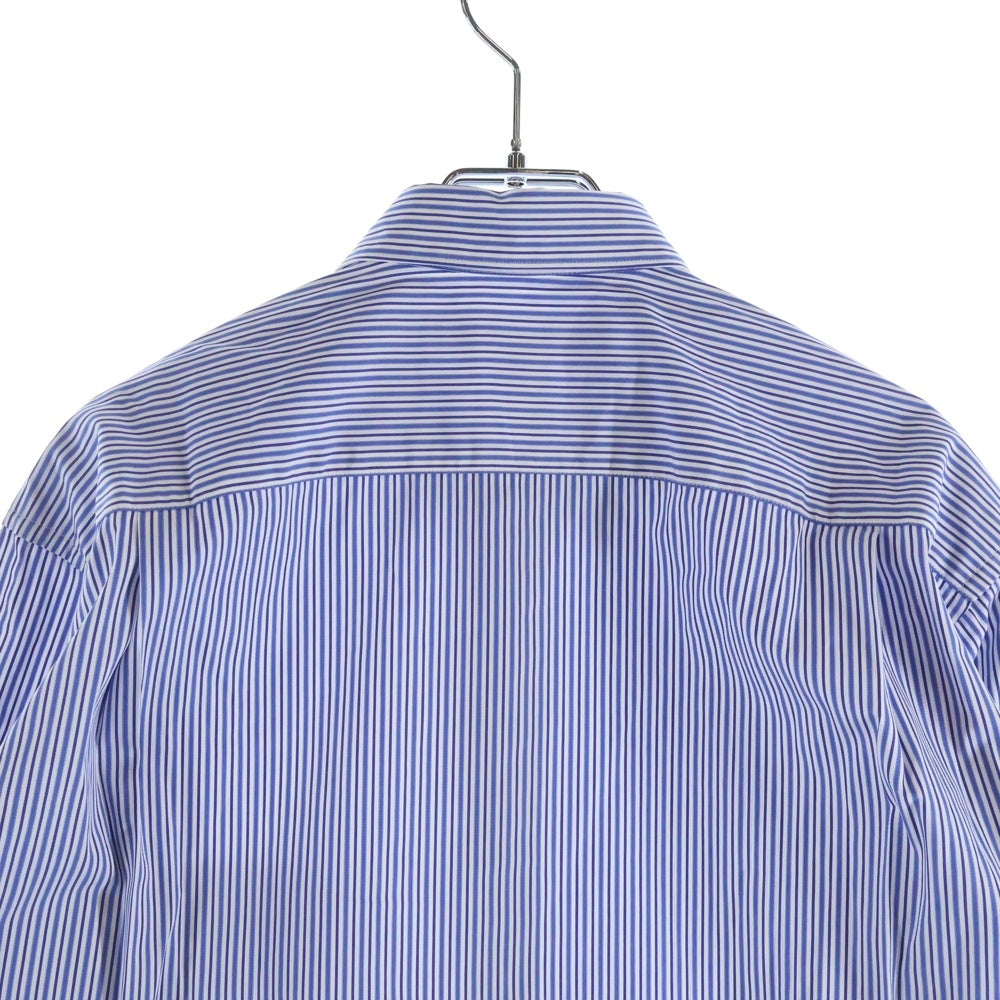 COMME des GARCONS SHIRT(コムデギャルソンシャツ) 17SS FOREVER フォーエバー レギュラーカラー ストライプ柄 長袖シャツ ブルー CDGS2ST