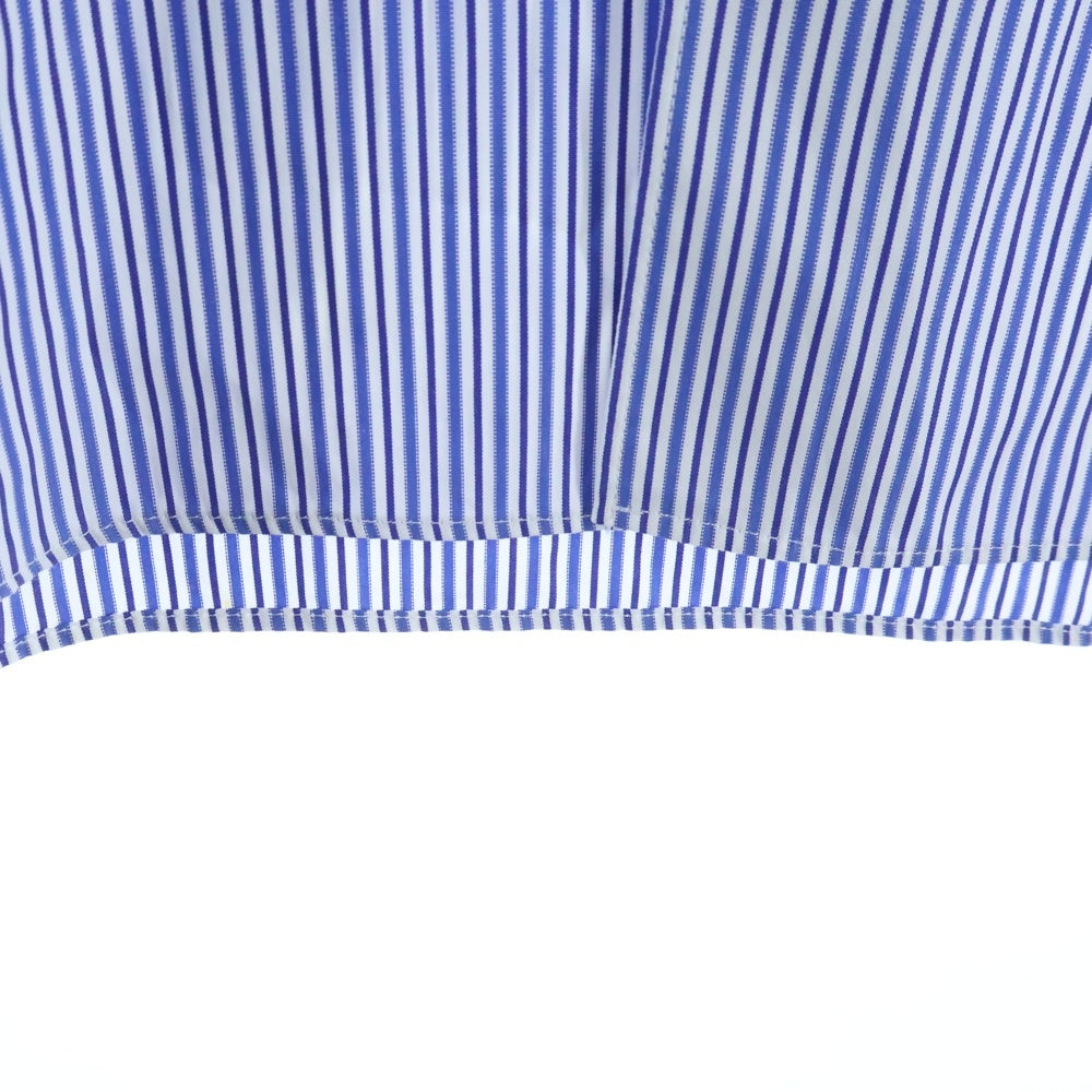 COMME des GARCONS SHIRT(コムデギャルソンシャツ) 17SS FOREVER フォーエバー レギュラーカラー ストライプ柄 長袖シャツ ブルー CDGS2ST
