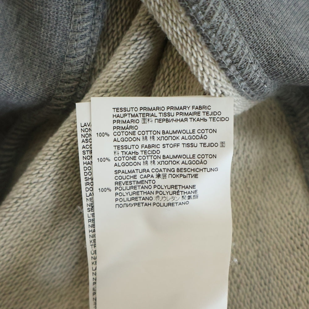 Maison Martin Margiela(メゾンマルタンマルジェラ) 19AW フロントスクエアロゴパッチ クルーネック スウェットトレーナー グレー S50GU0098 S25368