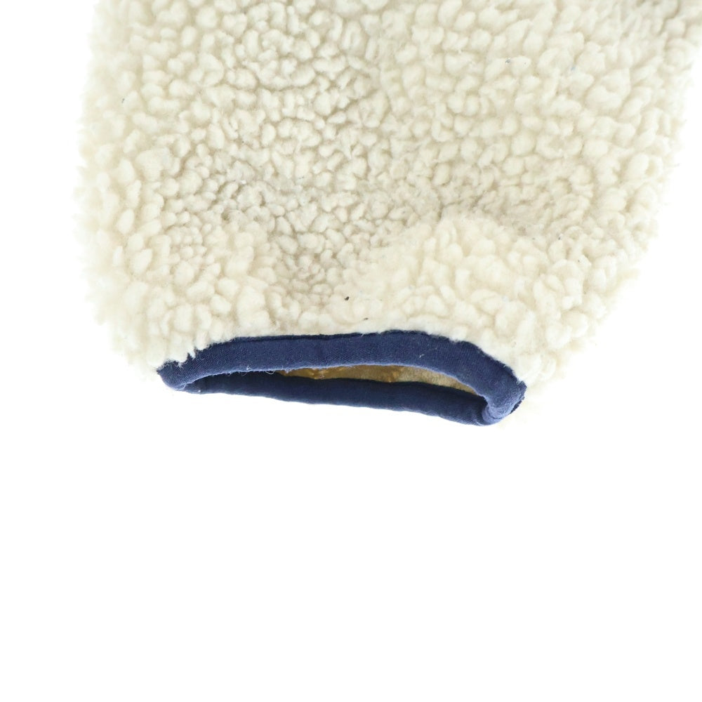 PATAGONIA(パタゴニア) 18AW CLASSIC RETRO-X クラシック レトロ ロゴパッチ ボア ジップアップ フリース ジャケット レディース ベージュ 23056FA18