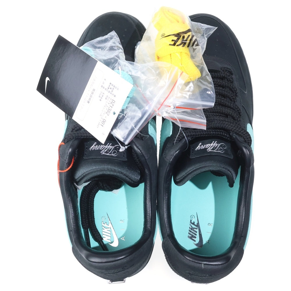 NIKE(ナイキ) ×TIFFANY&CO AIR FORCE 1 LOW 1837 BLACK ティファニー エアフォース1 ローカットスニーカー シューズ ブルー/ブラック US9.5/27.5cm DZ1382-001