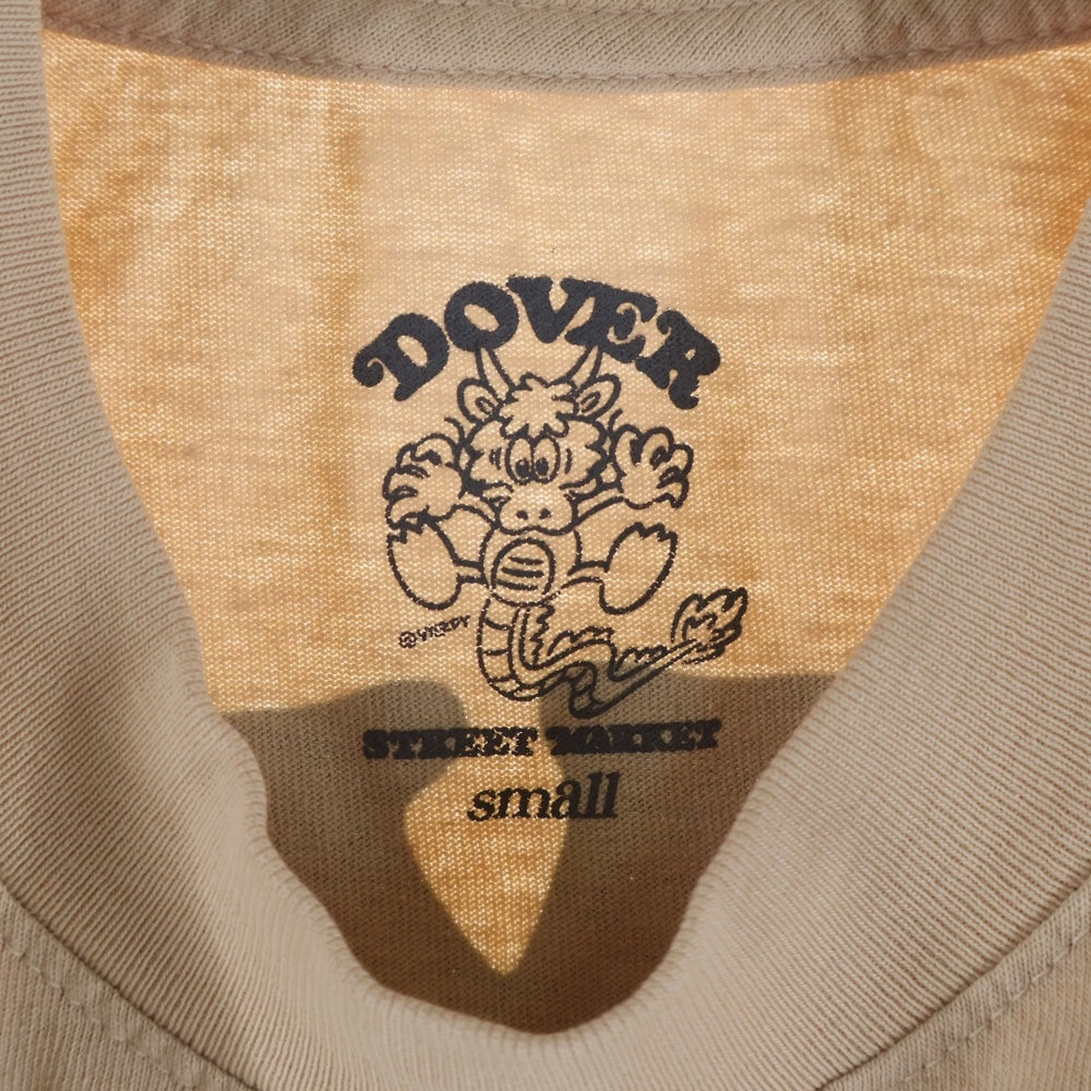 DOVER STREET MARKET(ドーバーストリートマーケット) ×VERDY 24年干支両面プリント クリーネック半袖Tシャツ カットソー ベージュ