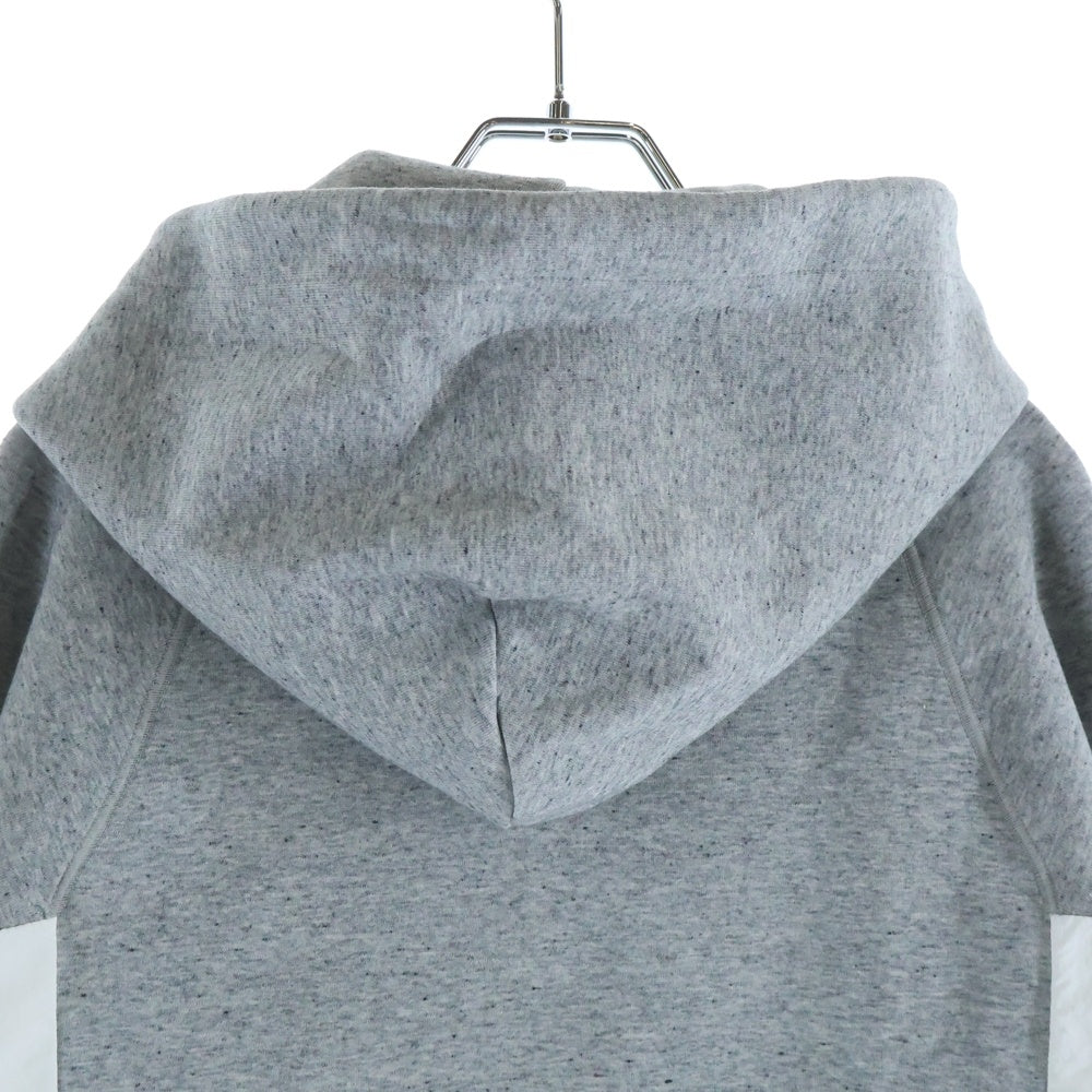 NIKE(ナイキ) ×sacai ロゴプリント ドッキング フーデット プルオーバーパーカー グレー CZ4695-063