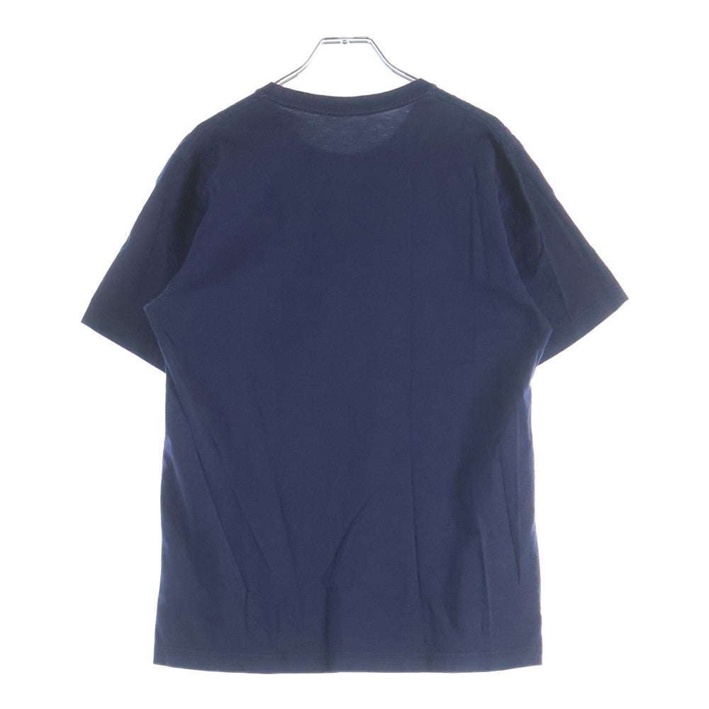 UNDERCOVER(アンダーカバー) フロントプリント アップル クルーネック半袖Tシャツ カットソー ネイビー