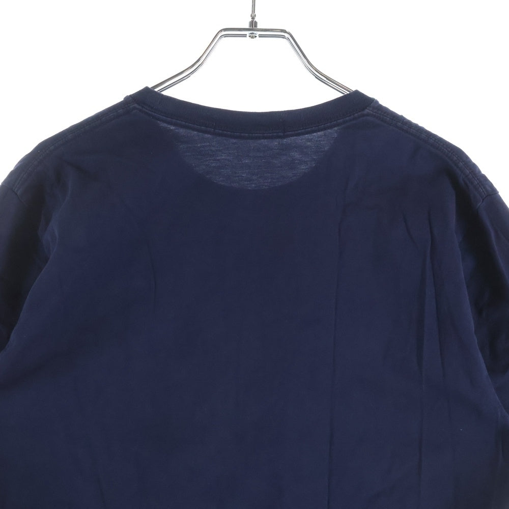 UNDERCOVER(アンダーカバー) フロントプリント アップル クルーネック半袖Tシャツ カットソー ネイビー
