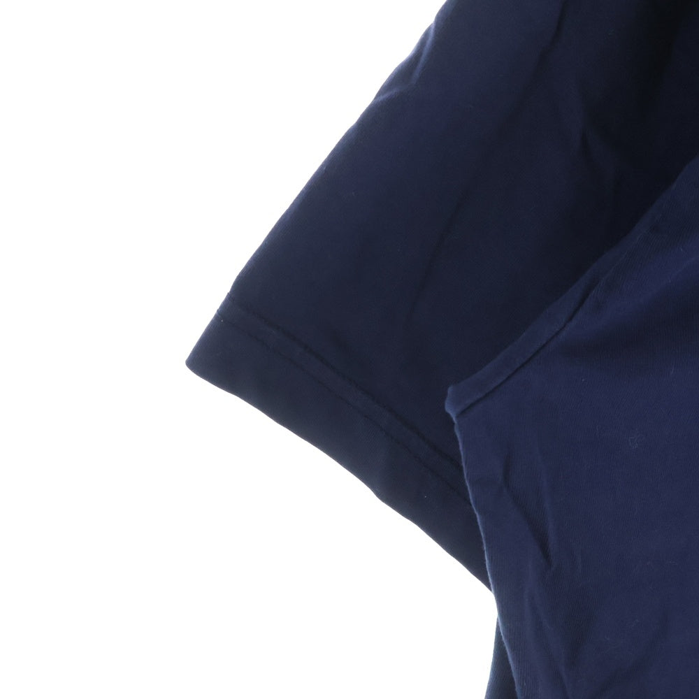 UNDERCOVER(アンダーカバー) フロントプリント アップル クルーネック半袖Tシャツ カットソー ネイビー