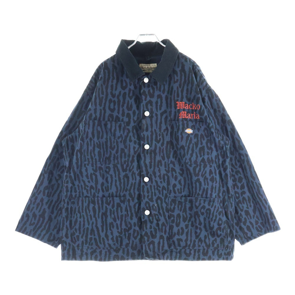 WACKO MARIA(ワコマリア) 22SS ×DICKIES LEOPARD COVERALL ディッキーズ レオパードカバーオール ネイビー DICKIES-WM-BL05