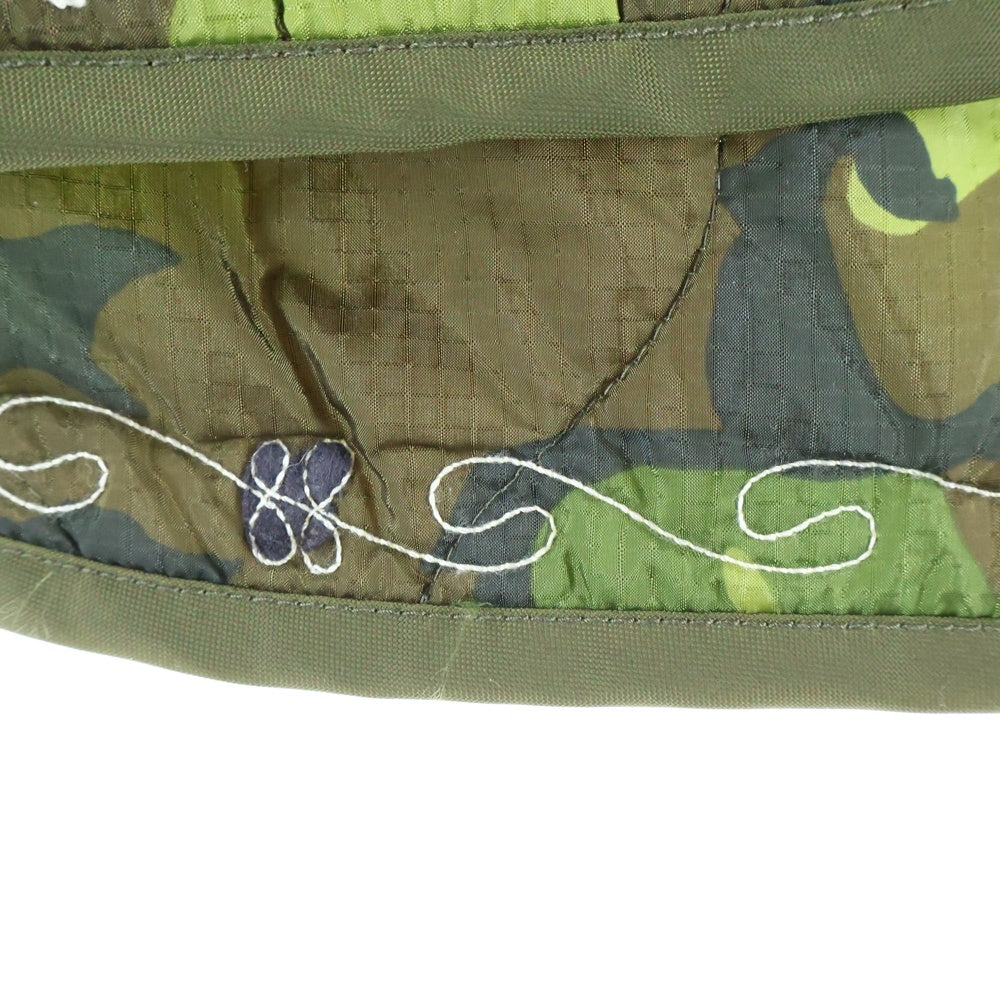 TENDERLOIN(テンダーロイン) 16AW T-NYLON SOUVENIR VEST ナイロン カモ柄 スーベニアベスト カーキ