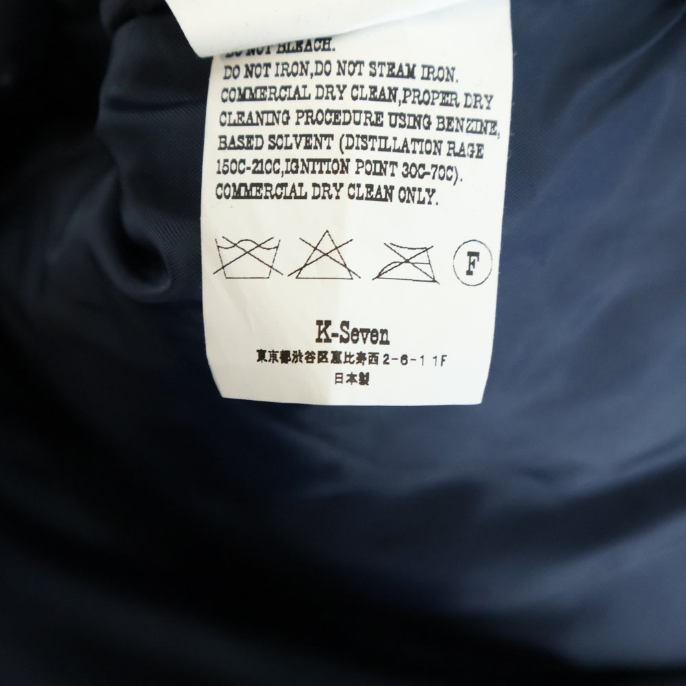 TENDERLOIN(テンダーロイン) 16AW T-NRA RACING VEST ワッペン レーシング パファーペスト ネイビー