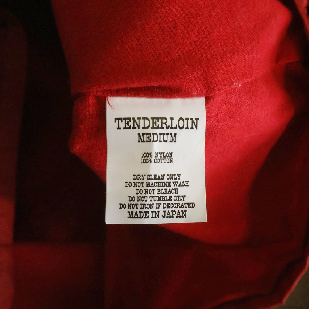 TENDERLOIN(テンダーロイン) 16AW T-NYLON COACH JKT ロゴパッチ ナイロン コーチジャケット レッド