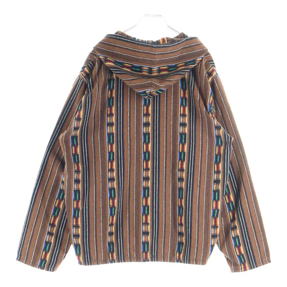 TENDERLOIN(テンダーロイン) 15SS T-GTM PARKA グアテマラ柄 プルオーバーフーディー パーカー ブラウン