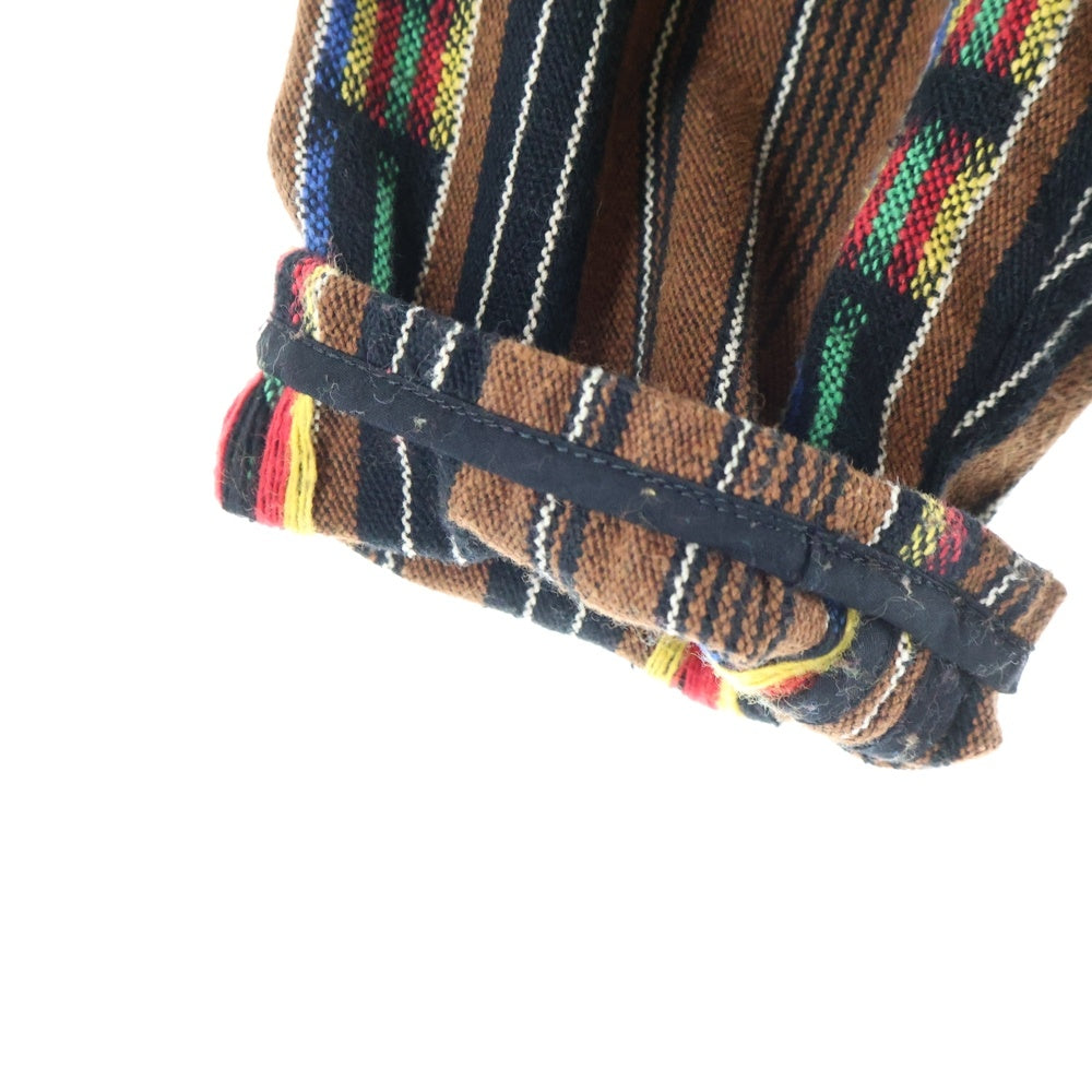 TENDERLOIN(テンダーロイン) 15SS T-GTM PARKA グアテマラ柄 プルオーバーフーディー パーカー ブラウン