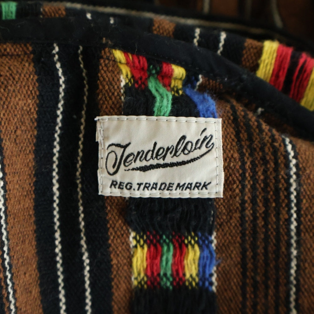 TENDERLOIN(テンダーロイン) 15SS T-GTM PARKA グアテマラ柄 プルオーバーフーディー パーカー ブラウン