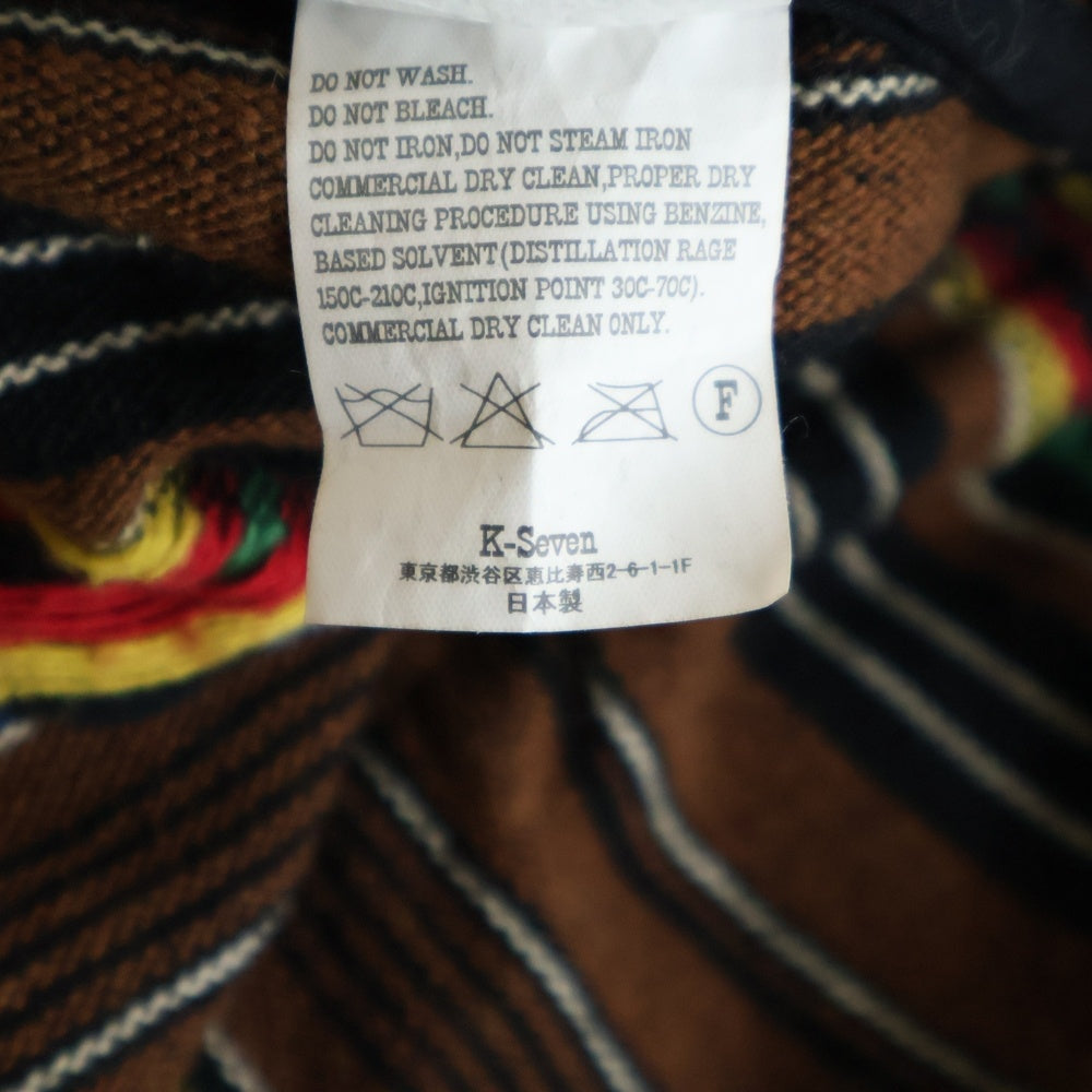 TENDERLOIN(テンダーロイン) 15SS T-GTM PARKA グアテマラ柄 プルオーバーフーディー パーカー ブラウン