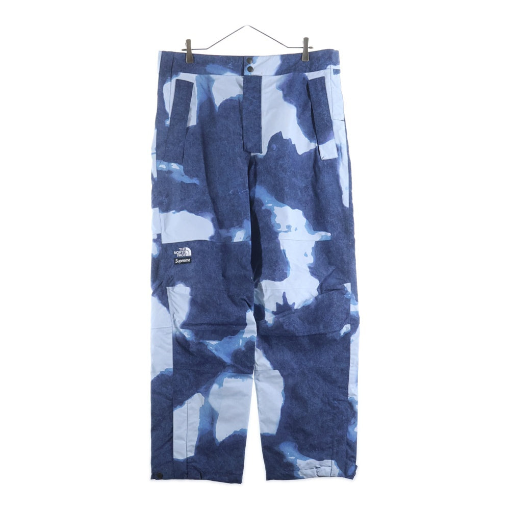 SUPREME(シュプリーム) 21AW ×THE NORTH FACE Bleached Denim Print Mountain Pants ザノースフェイス ブリーチド マウンテンプリント デニムパンツ インディゴ NP52101I