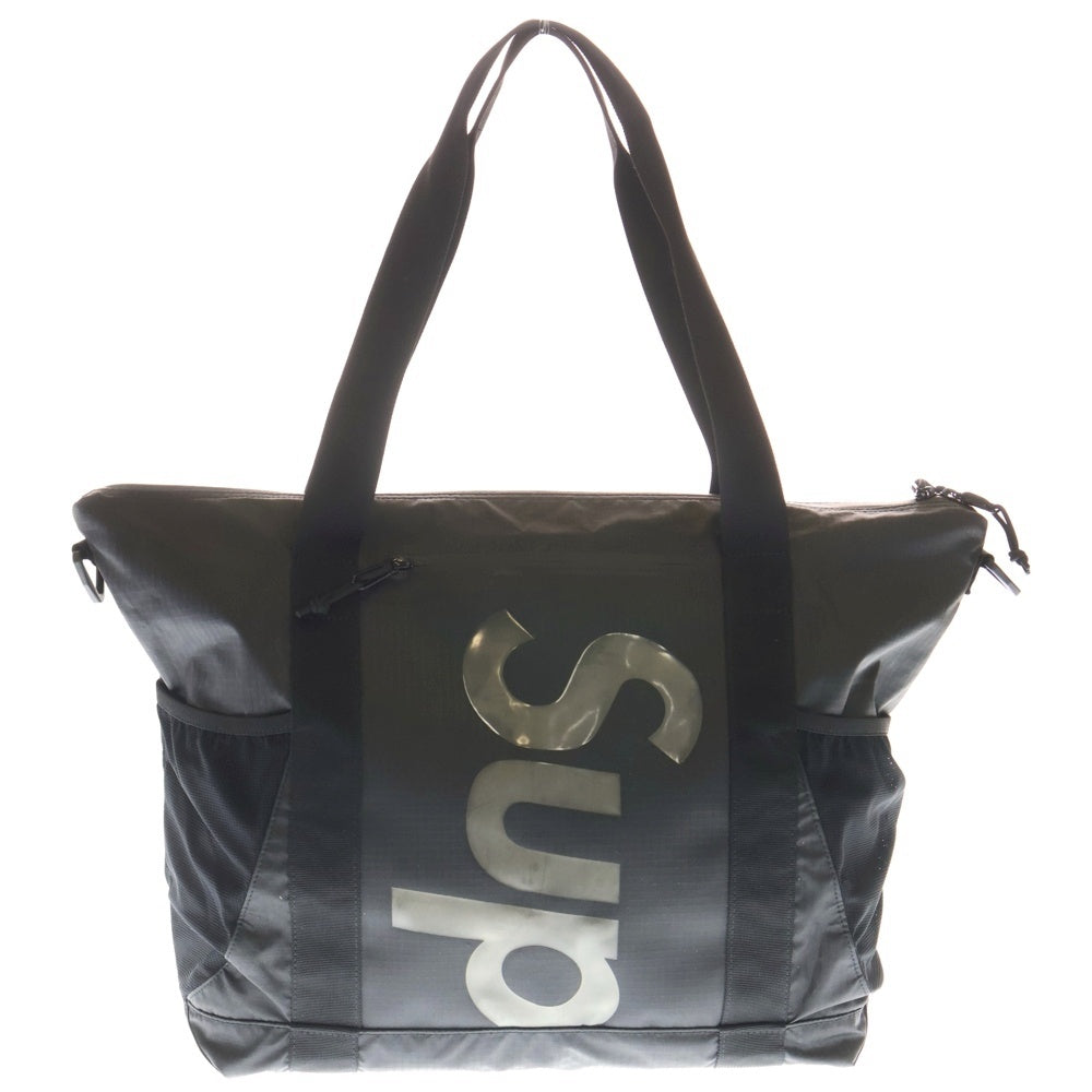 SUPREME(シュプリーム) 21SS Zip Tote ジップトート リップストップ ハンドバッグ ブラック