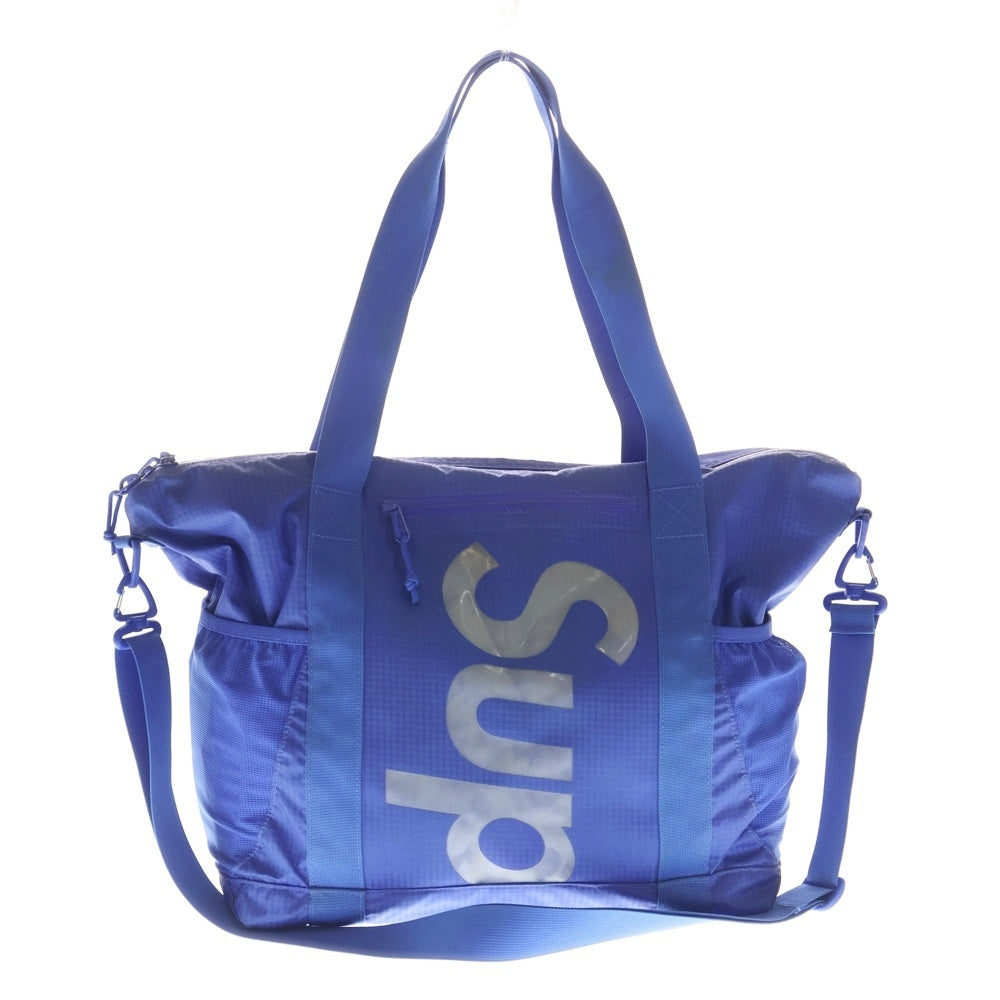 SUPREME(シュプリーム) 21SS Zip Tote ジップトート リップストップ ハンドバッグ ブルー