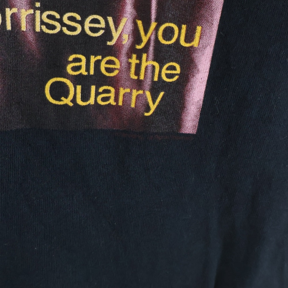 VINTAGE(ヴィンテージ) 90S VINTAGE MORRISSEY TEE ヴィンテージ モリッシー フロントプリントTシャツ HANESタグ 半袖クルーネックカットソー ブラック