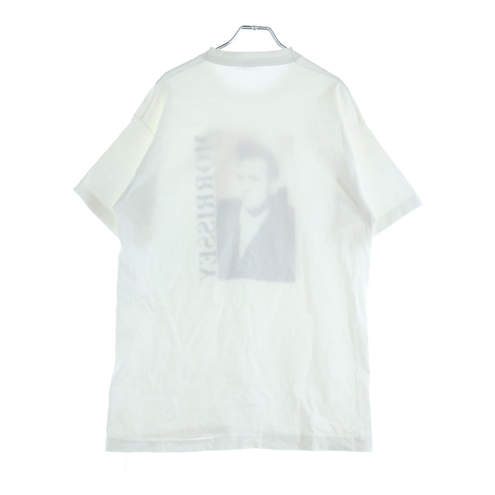 VINTAGE(ヴィンテージ) 90S VINTAGE MORRISSEY TEE ヴィンテージ モリッシー フロントプリントTシャツ FRUIT OF THE ROOMタグ 半袖クルーネックカットソー ホワイト