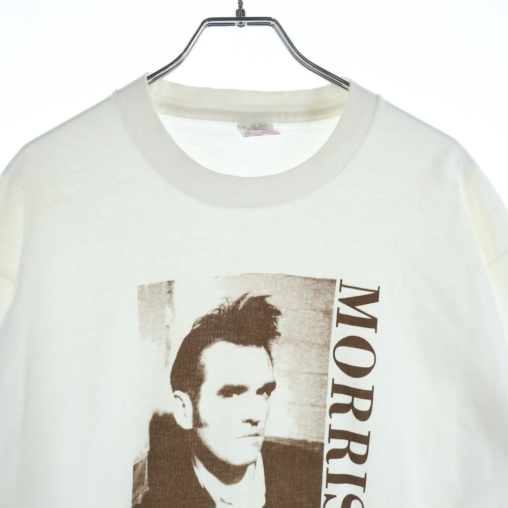 VINTAGE(ヴィンテージ) 90S VINTAGE MORRISSEY TEE ヴィンテージ モリッシー フロントプリントTシャツ FRUIT OF THE ROOMタグ 半袖クルーネックカットソー ホワイト