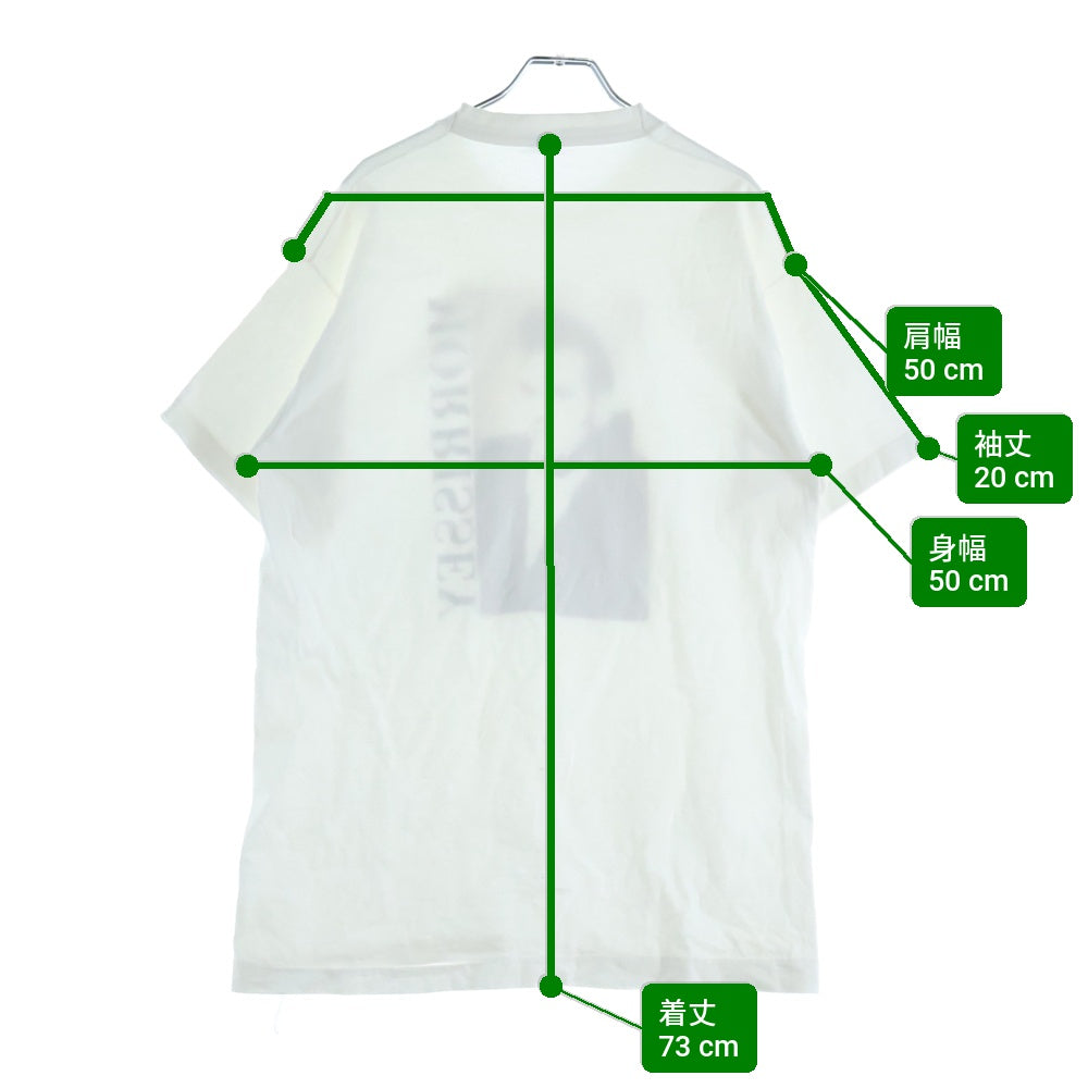 VINTAGE(ヴィンテージ) 90S VINTAGE MORRISSEY TEE ヴィンテージ モリッシー フロントプリントTシャツ FRUIT OF THE ROOMタグ 半袖クルーネックカットソー ホワイト